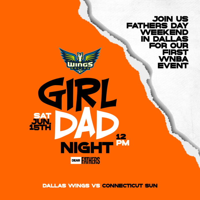 DALLAS WINGS GIRL DAD NIGHT