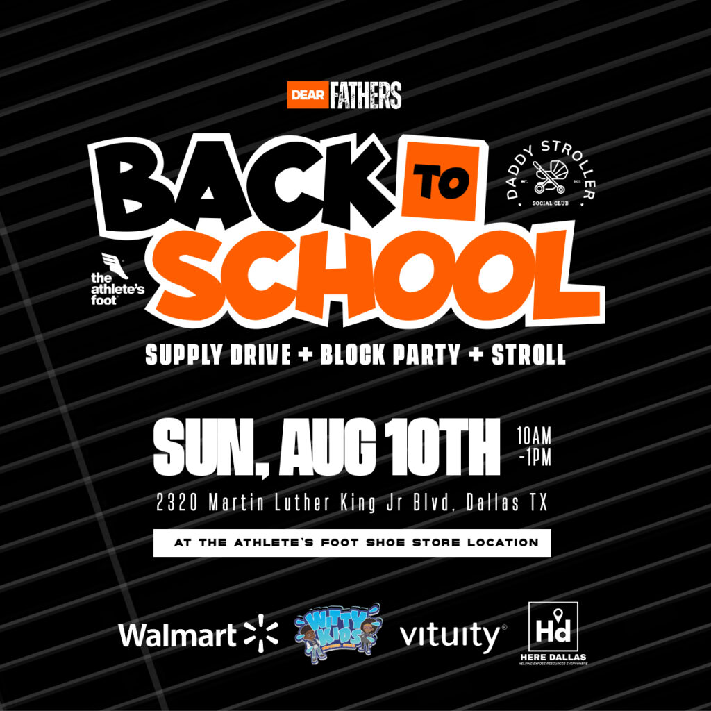 DEAR FATHERS BACK TO SCHOOL DRIVE DEAR FATHERS BACK TO SCHOOL DRIVE
