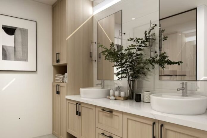bathroom cleaning