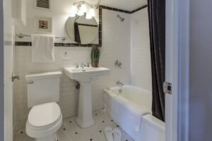 clean bathroom