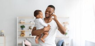 dad multitasking