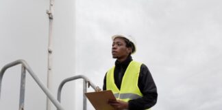 engineer wearing equipment