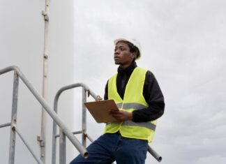 engineer wearing equipment