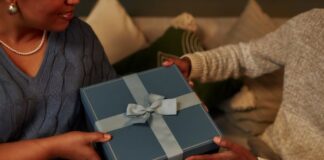 exchanging gifts