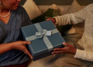 exchanging gifts