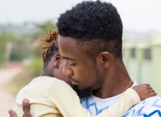 man holding kid