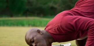 men playing golf