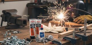 nuts bolts glue tubes