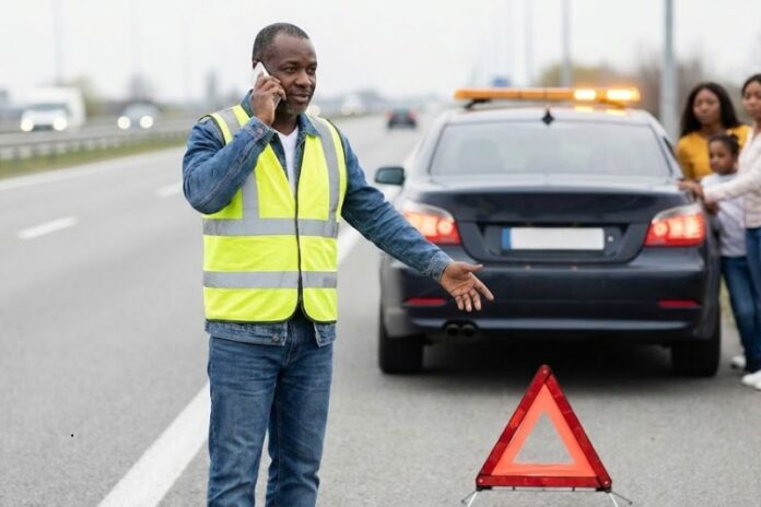 how to handle a vehicle emergency safely