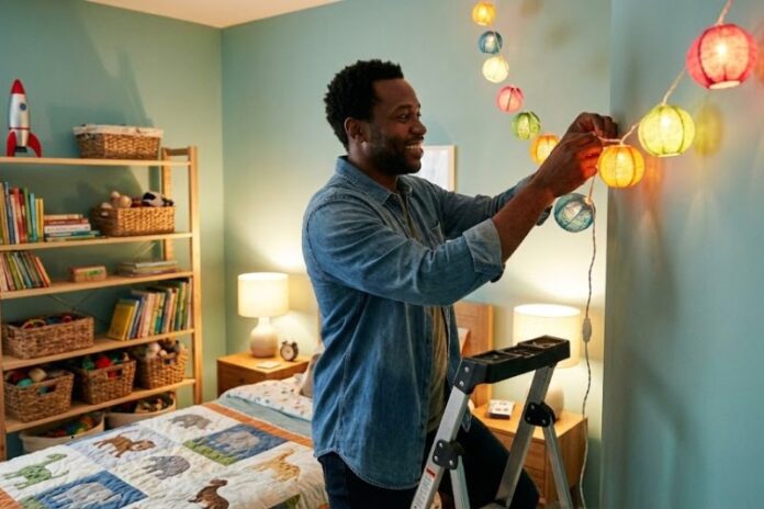 how to make kids rooms fun and functional with lighting