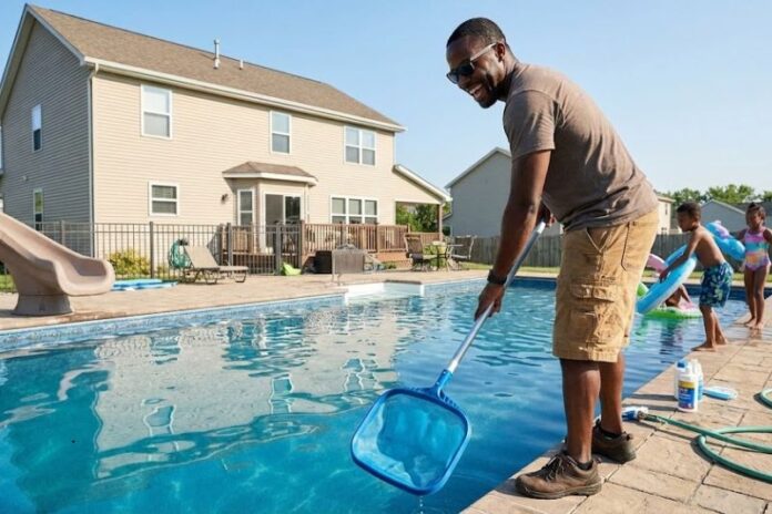 why consistent cleaning helps extend a family pools usable season