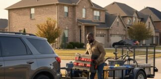 practical situations where a car trailer saves time