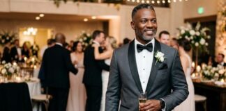 father bride groom modern black tie guide