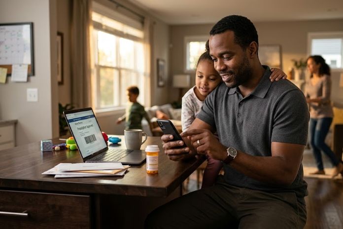 online prescriptions save busy fathers time