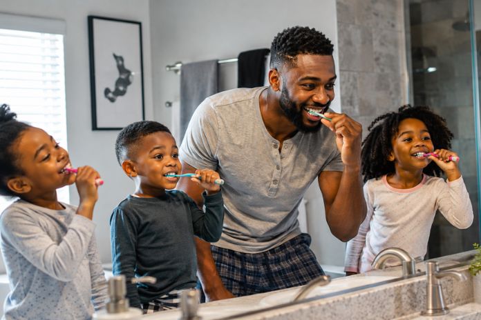 easy ways dads make dental care part family life