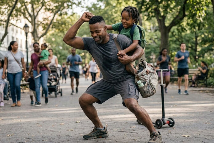 physical demands fatherhood everyday movement